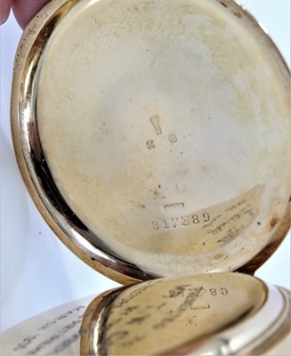 Lot 560 - Omega 18ct gold pocket watch