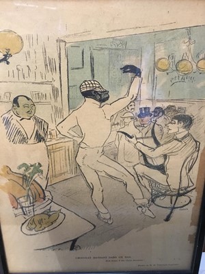 Lot 272 - Toulouse-Lautrec three original plates from Le Rire