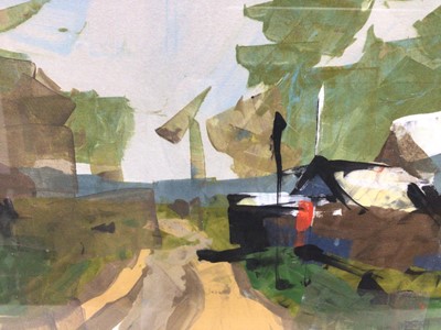 Lot 68 - Natalia Avdeeva Roi, Penzance I, signed with monogram, silkscreen monoprint