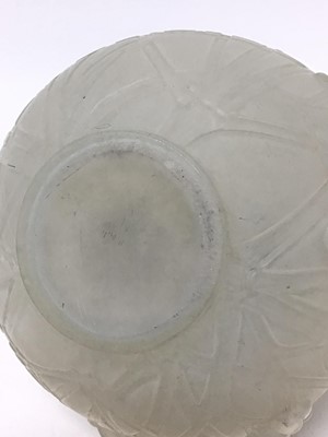 Lot 1135 - Lalique glass lamp of globular form