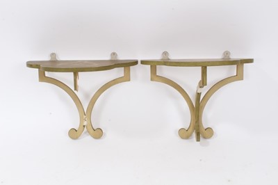 Lot 877 - A pair of vintage Colefax and Fowler wall brackets. 
Provenance: From a commission for Lord and Lady David Cholmondeley