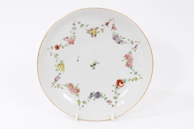Lot 137 - A Bristol saucer dish, circa 1775