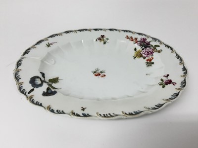 Lot 141 - A Chelsea oval dish, circa 1760