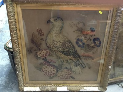 Lot 233 - Collection 19 th century embroidered pictures , Victorian watercolours and sundry pictures