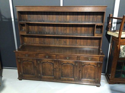 Lot 178 - Two height oak dresser