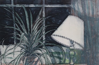 Lot 1098 - *Richard Bawden (b.1936) signed limited edition etching and aquatint - Spider Plant, 32/75, in glazed frame, 50cm x 66cm