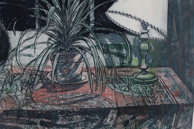 Lot 1098 - *Richard Bawden (b.1936) signed limited edition etching and aquatint - Spider Plant, 32/75, in glazed frame, 50cm x 66cm