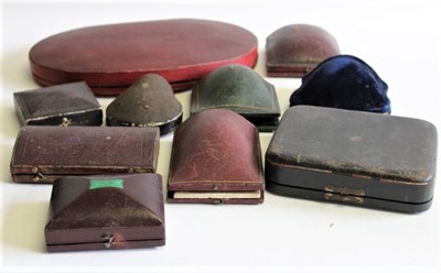 Lot 532 - Ten assorted Victorian jewellery boxes various