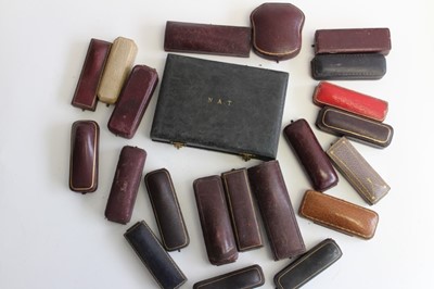 Lot 534 - Collection of 22 antique jewellery boxes for stick pins