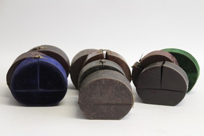Lot 537 - Ten Victorian jewellery boxes for bangles