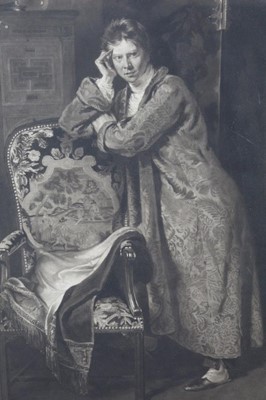 Lot 1205 - After Andrew Geedes (1783-1844) black and white engraving by William Ward - David Wilkie, R.A., published 1818, in glazed frame, 70cm x 48cm 
Provenance: H. W. Smith & Moon, Piccadilly, 6th July 19...
