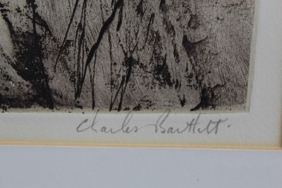 Lot 1208 - Charles Bartlett signed etching