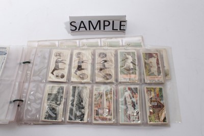 Lot 1317 - Cigarette cards - Selection of scarcer odd cards and others, in varying condition.