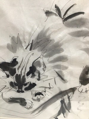 Lot 101 - Lois Tilbrook (1943-2006) inks - Cat