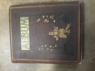 Lot 266 - Victorian album of ephemera