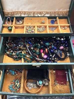 Lot 708 - Large quantity of costume jewellery, wristwatches and bijouterie