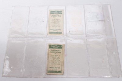 Lot 1319 - Cigarette cards - Auborn & Heaviside/ Dobson Molle & Co Ltd 1917. 2 N0 7The European War Series