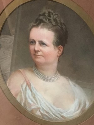Lot 94 - John Whitehead Walton (19th century) pair of pastel portraits.