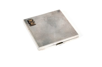 Lot 2 - T.R.H. The Duke and Duchess of Kent , Royal Presentation silver powder compact