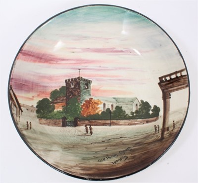 Lot 142 - Unusual Llanelly pottery dish