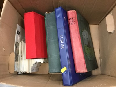 Lot 96 - One box of assorted postcards and other ephemera