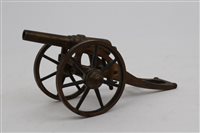 Lot 12 - Good quality 19th century gilt brass model...