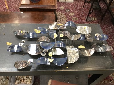 Lot 66 - Large contemporary metal wall sculpture