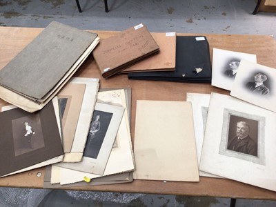 Lot 80 - Three albums of early 20th century photographs, relating to the Buxton family of Norfolk and other branches, to include family groups, weddings etc, also loose military and other por...