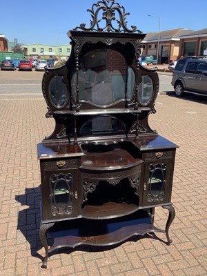 Lot 138 - Late 19th century mirror back chiffonier