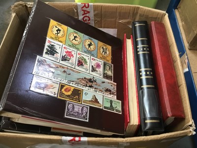 Lot 215 - Large collection of British and world first day covers, five stamp albums, and a collection of stamps on pages and booklets