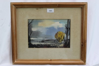 Lot 1093 - *Rowland Suddaby watercolour landscape