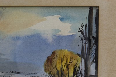 Lot 1093 - *Rowland Suddaby watercolour landscape