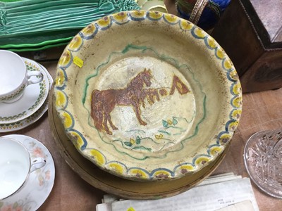 Lot 298 - Three Continental tin glazed bowls