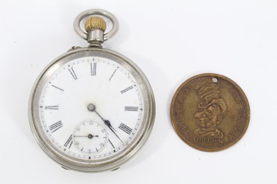 Lot 44 - Ally Sloper’s Half Holiday pocket watch and token