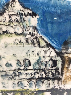 Lot 146 - British School, mid 20th century, watercolour - St Paul's London, signed and dated 1961