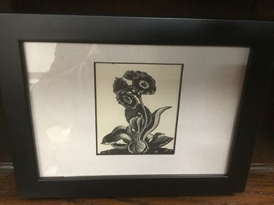 Lot 269 - English School, 20th century, set of five wood engravings, unsigned, glazed frames