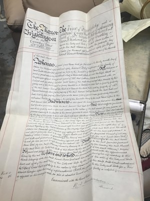 Lot 588 - Collection of 19th and early 20th century legal documents relating to properties in Brightlingsea, Essex
