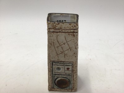 Lot 1017 - Troika pottery vase