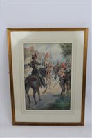 Lot 26 - Arthur Chidley, watercolour study 'Duty Calls'...
