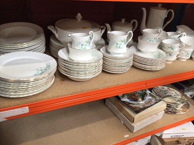 Lot 516 - Royal Stafford 'Blossom Time' bone china tea, coffee and dinner service comprising  1 x serving terrine 9 x desert dishes 9 x soup bowls 10 x side plates 1 x gravy dish and boat 1 x serving plate 1...