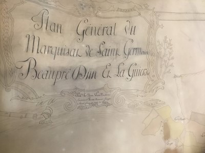 Lot 1007 - Very large French estate plan