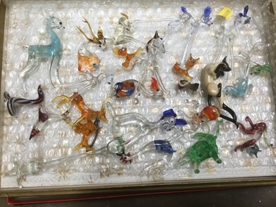 Lot 141 - Collection of Murano glass animals