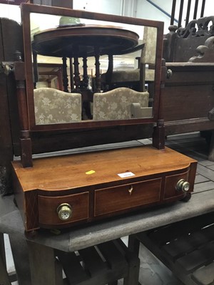 Lot 342 - Regency mahogany swing frame mirror