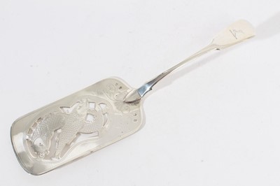 Lot 378 - Irish Silver fish slice