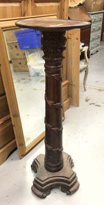 Lot 937 - Mahogany Torchere