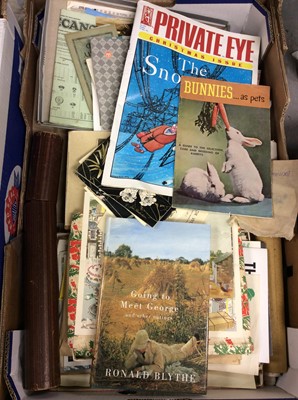 Lot 404 - Three boxes of ephemera