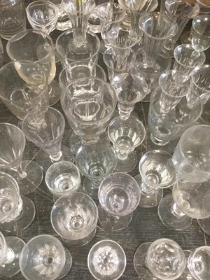 Lot 168 - Good collection of 19th century drinking glasses