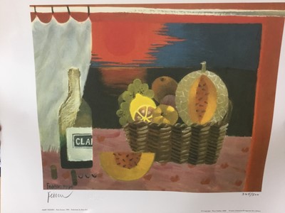 Lot 107 - *Mary Fedden (1915-2012) signed limited edition print, Red Suset', 1994, 345 / 500, published by Bow Art, unframed, 35cm x 50cm