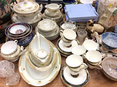 Lot 456 - Royal Doulton Carlyle teaware, other tea and dinner ware, ornaments and glass