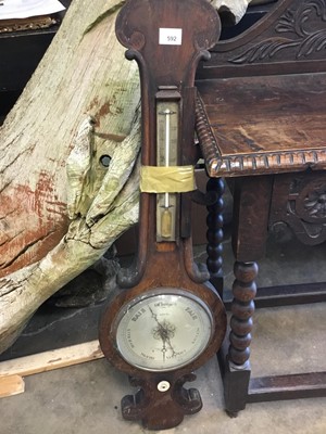 Lot 592 - Aggio, Colchester banjo barometer